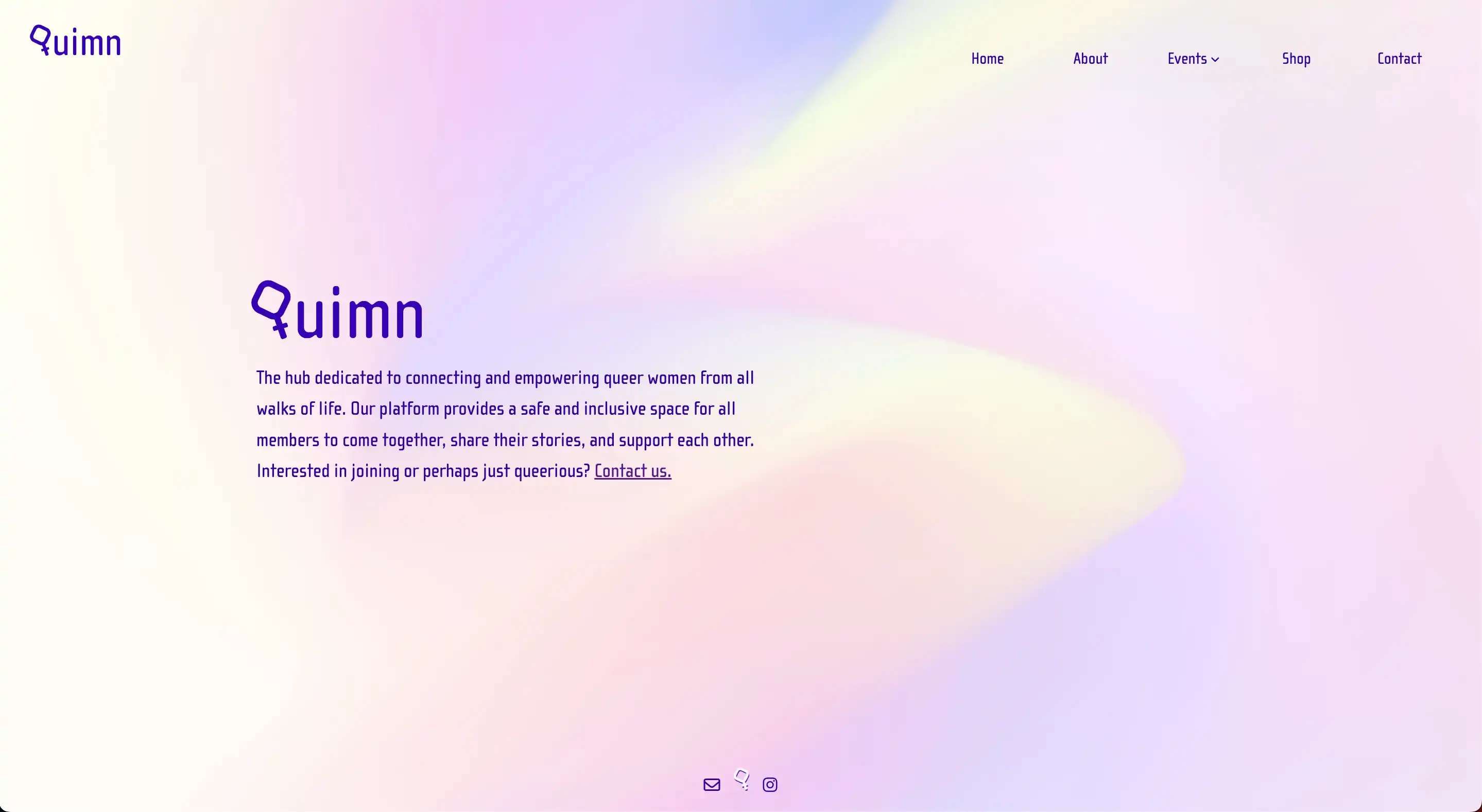 Quimn Landing Page